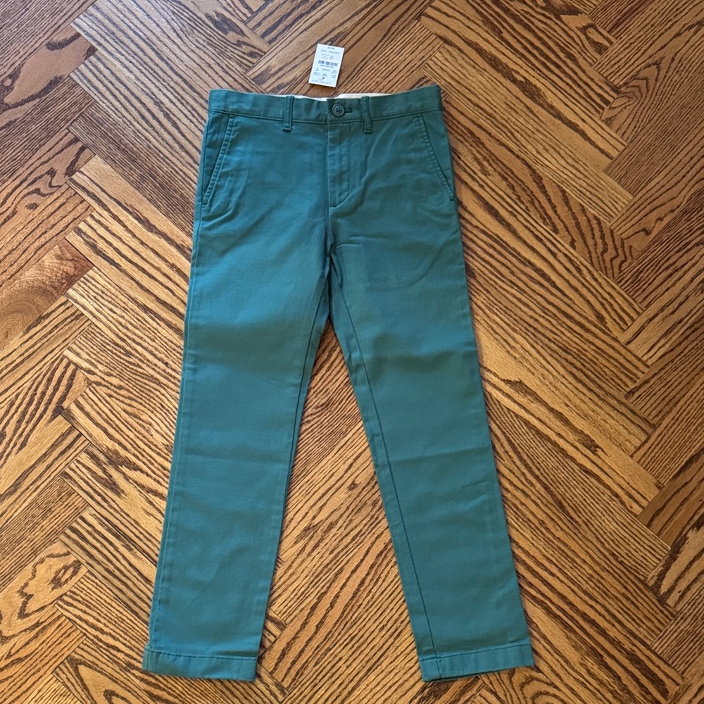 Crewcuts BOYS' SKINNY-FIT PANT IN FLEX KHAKI